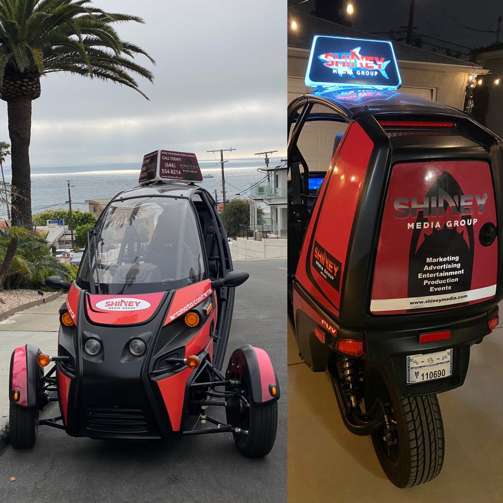 Shiney Media Turning Arcimoto Into Promo Fleets